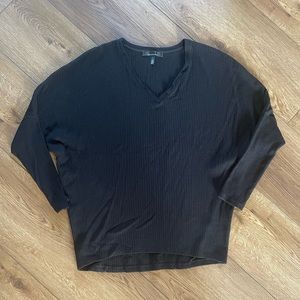 WHBM Ribbed Dolman-Sleeve Women’s Sweater - Size Large